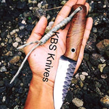 Custom Handmade D2 Hand Forged Steel Hunting/Skinning Knife
