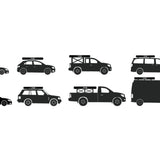 goFSR Odyssey Series 55" Rooftop Tent: 2-3 Person