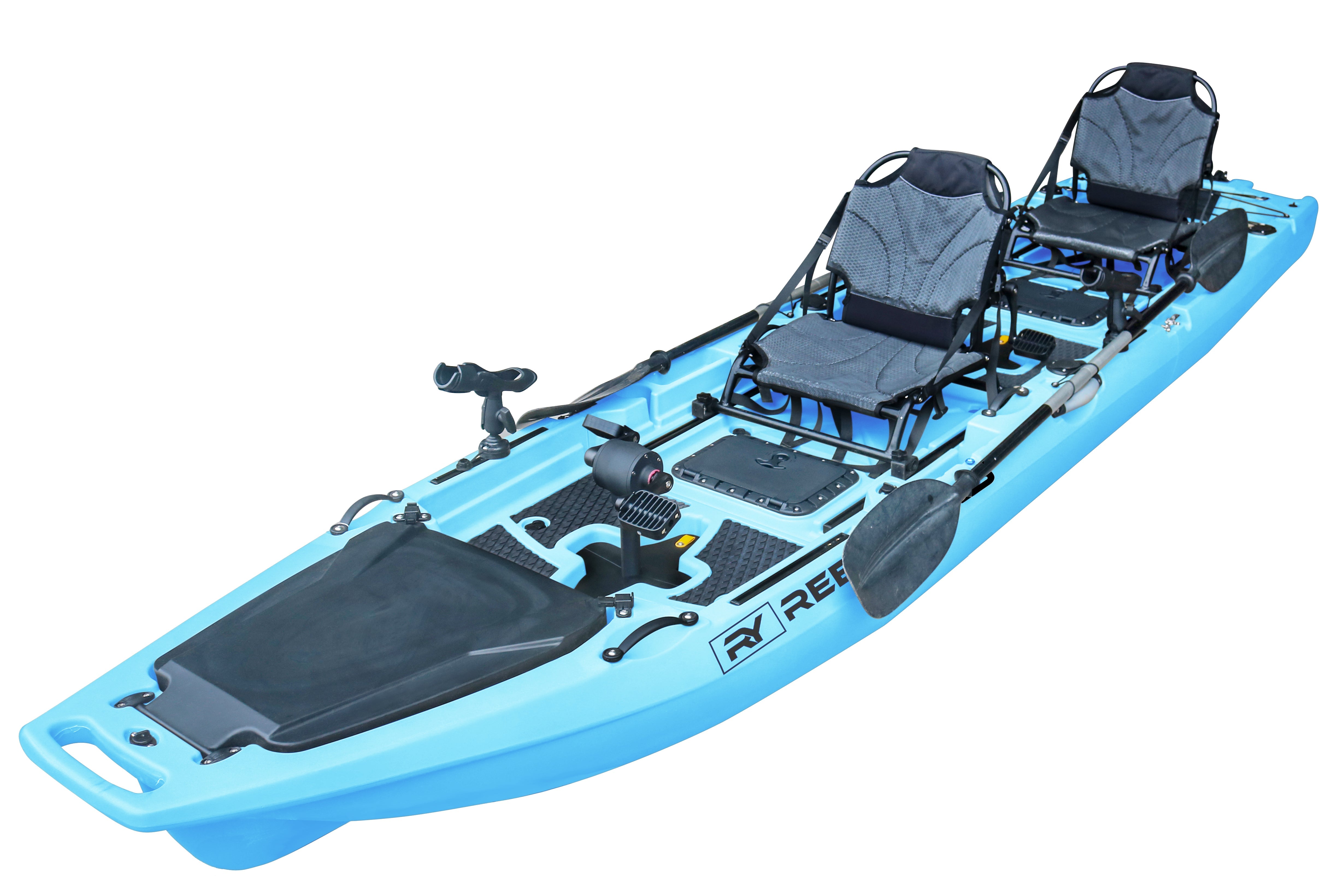Rocket 13.8ft Tandem Prop Drive | Modular Kayak | Reel Yaks Iceberg / in 8