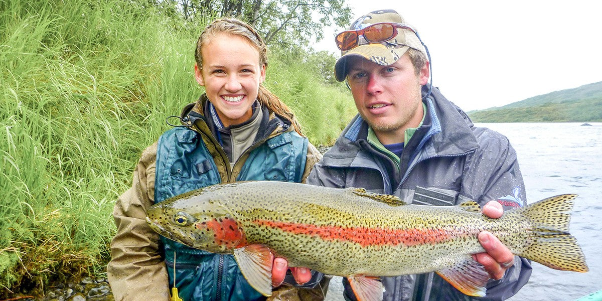 Angler fly fishing at Bristol Bay Lodge, Alaska — courtesy Frontiers Travel