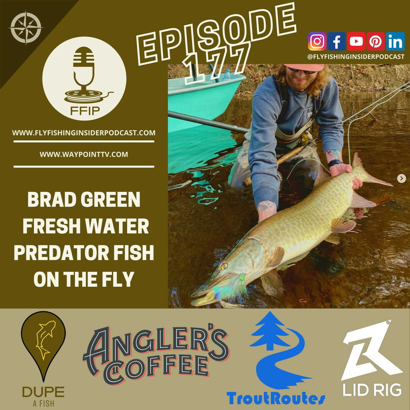 Fresh Water Predator Fish Like Musky and Pike on the Fly - Fly Fishing Insider Podcast episode artwork