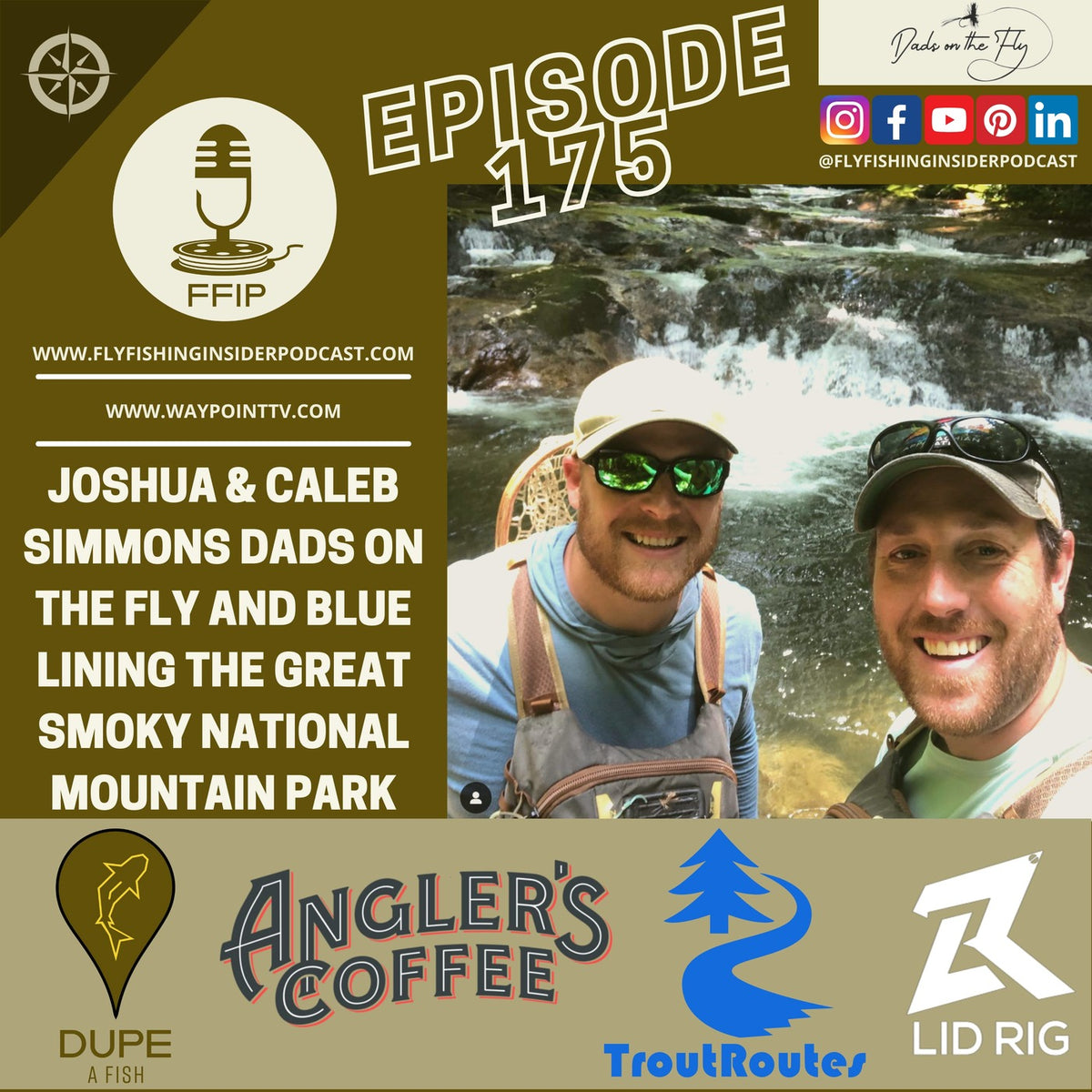 Dads on the Fly and Blue Lining the Great Smoky National Mountain Park - Fly Fishing Insider Podcast episode artwork