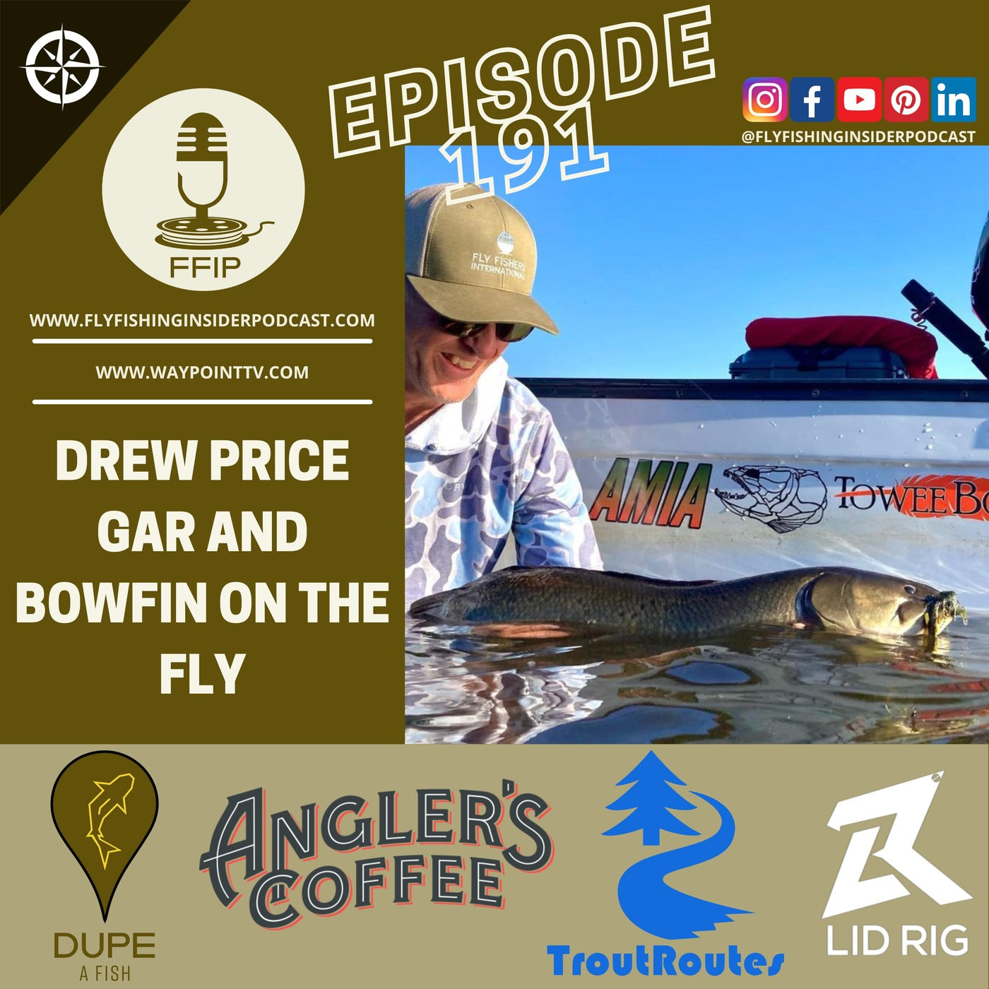 Gar and Bowfin Fly Fishing - Fly Fishing Insider Podcast episode artwork