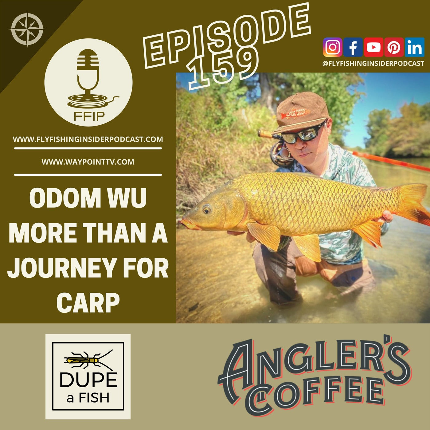 Carp on the Fly with Odom Wu and His Journey - Fly Fishing Insider Podcast episode artwork