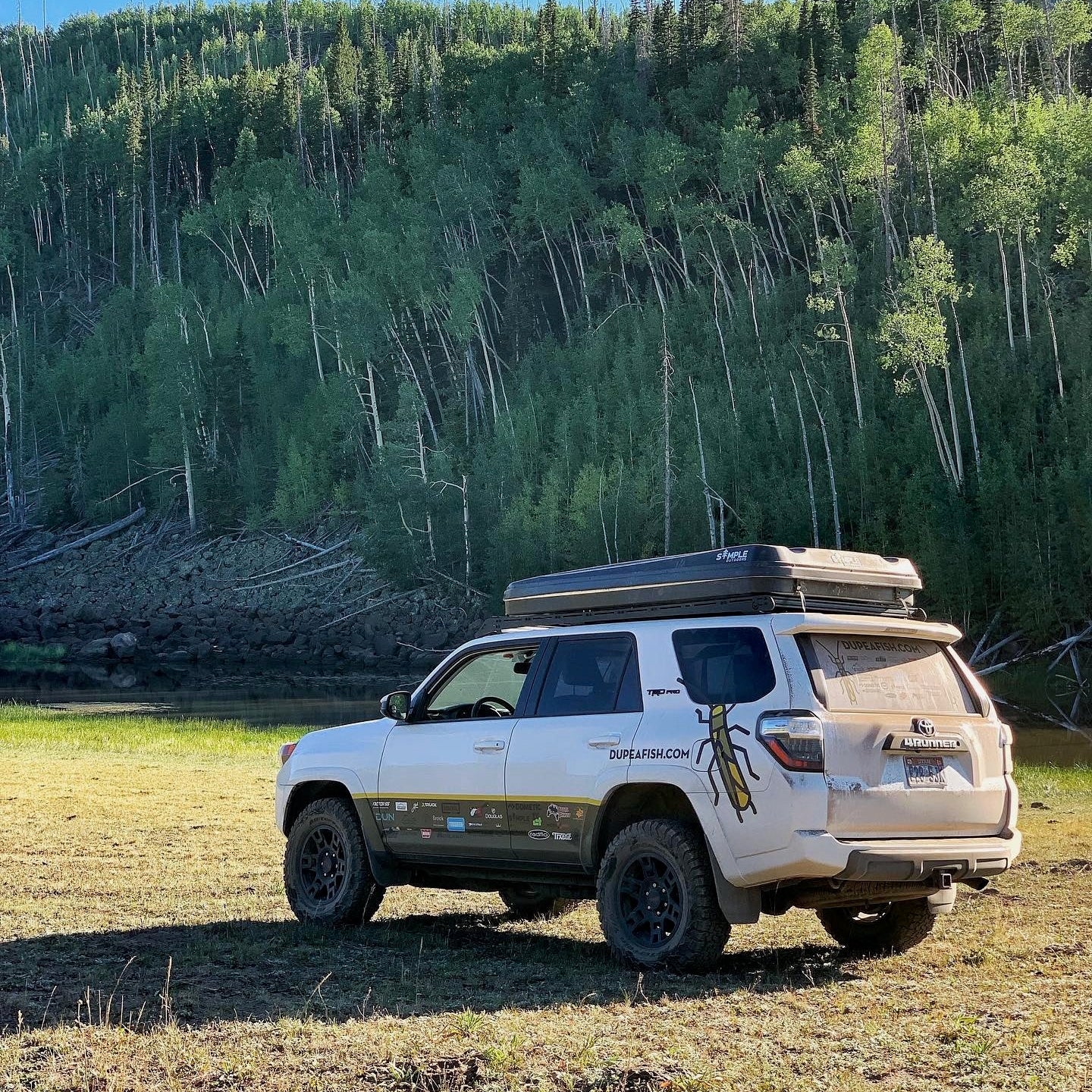 An unnamed alpine lake in Utah's Boulder Mountains