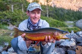 Devin Olsen with a Beautiful Redband Rainbow