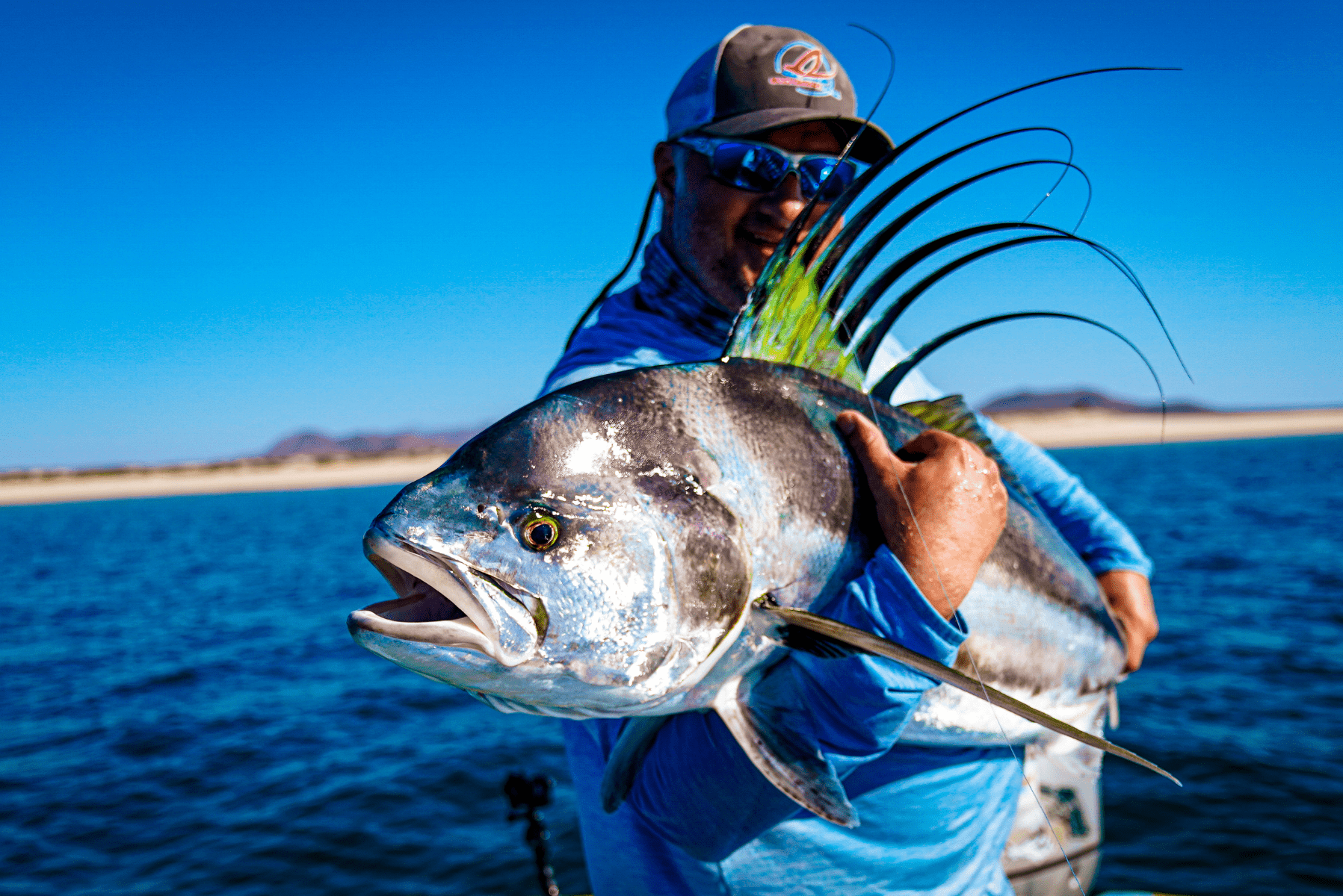 Donnie Price with a beatuful Roosterfish on the Fly