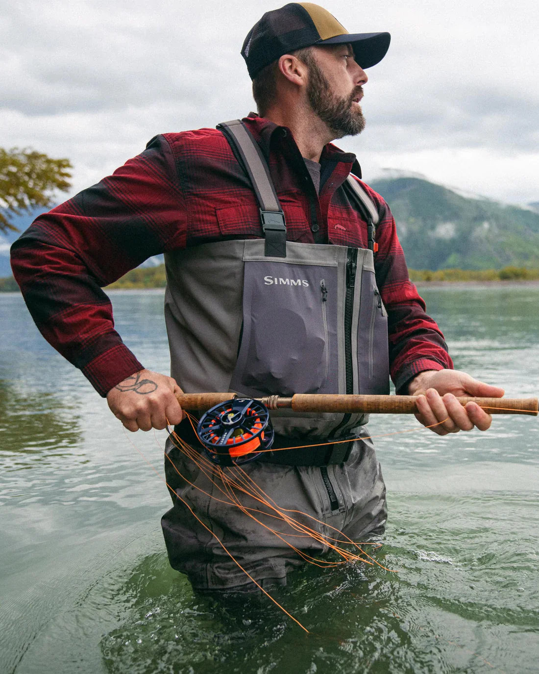Simms G4Z Zipper Wader