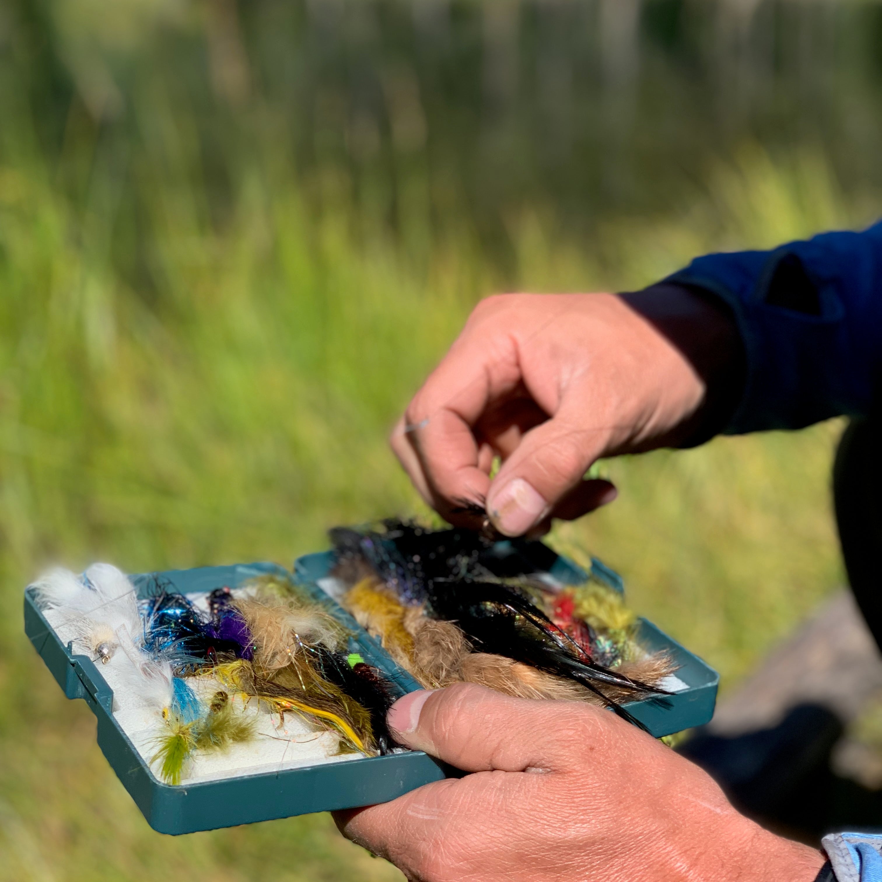 Streamer box for a day up on alpine lakes