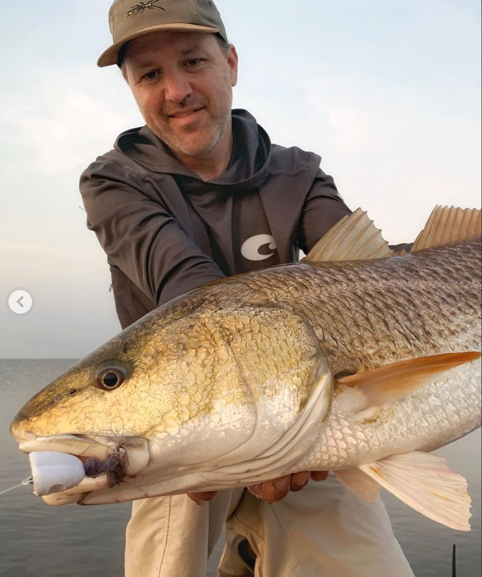 Todd Jurgenson with the Red Drum (Redfish) on a Popper