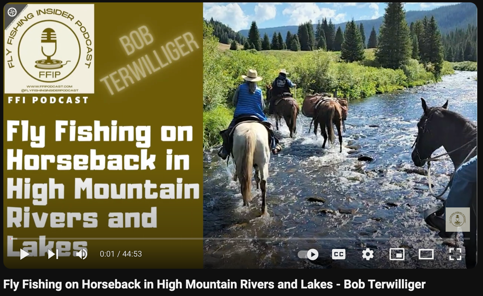 Fly Fishing by Horseback