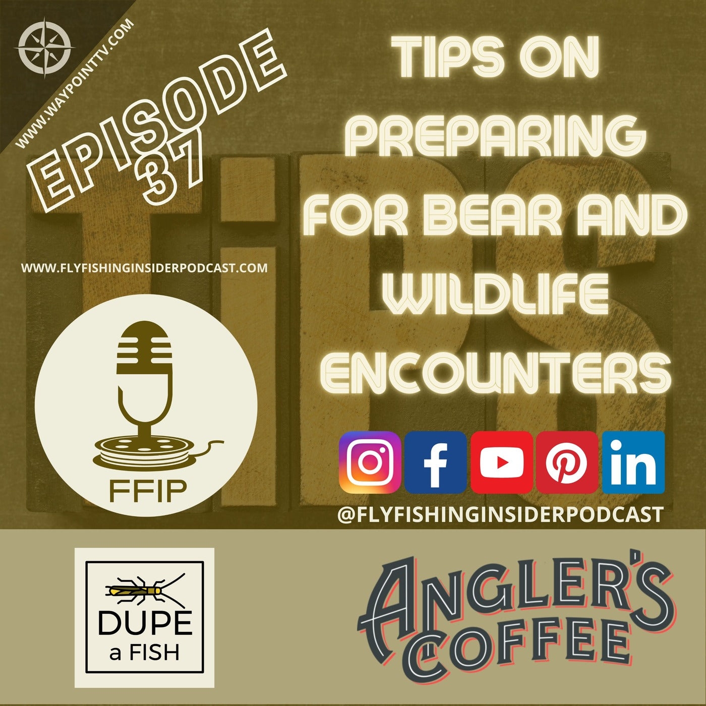 Tips on Preparing for Bear and Wildlife Encounters When Fly Fishing - Fly Fishing Insider Podcast episode artwork