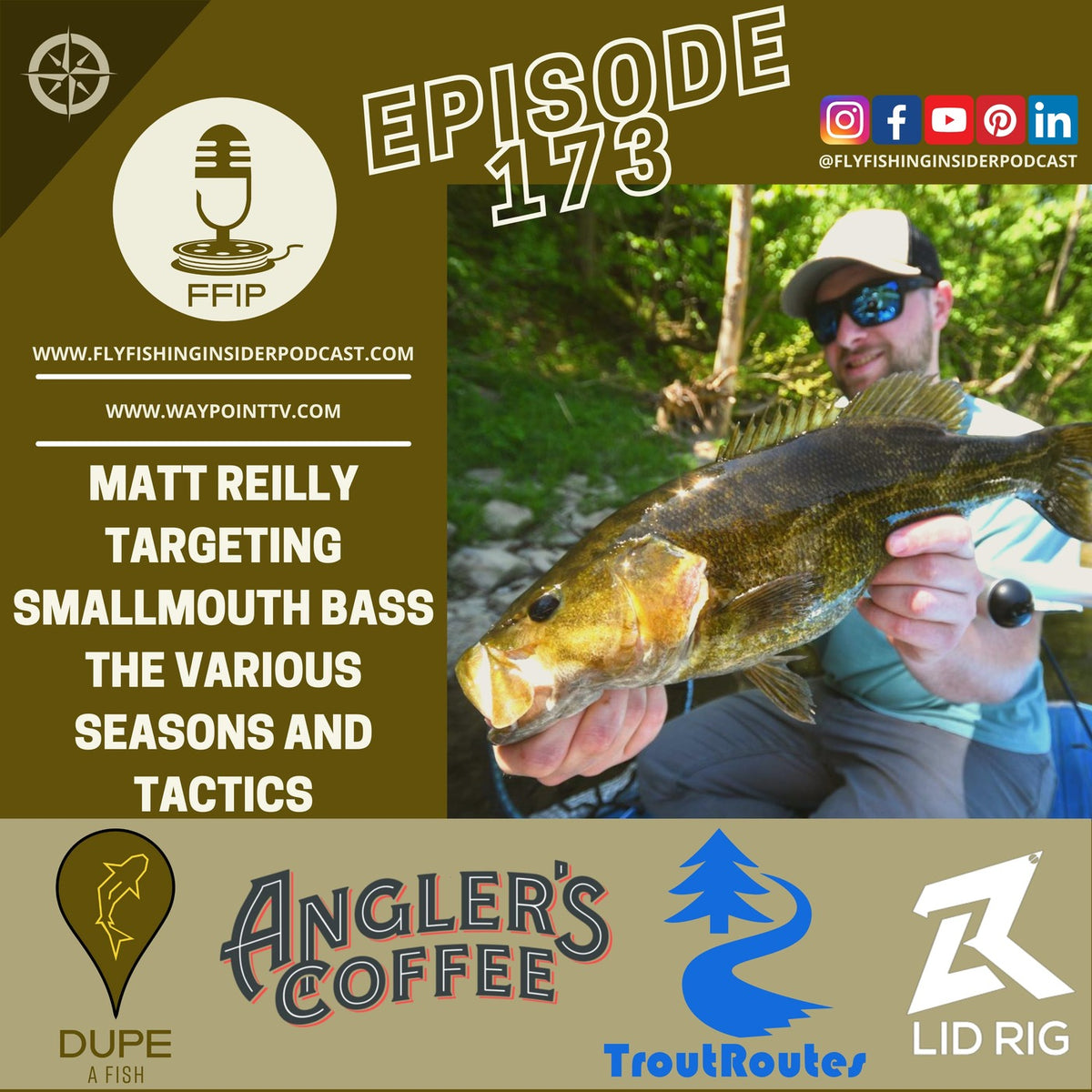 Targeting Smallmouth Bass the Various Seasons and Tactics for Fly Fishing Enthusiasts - Fly Fishing Insider Podcast episode artwork