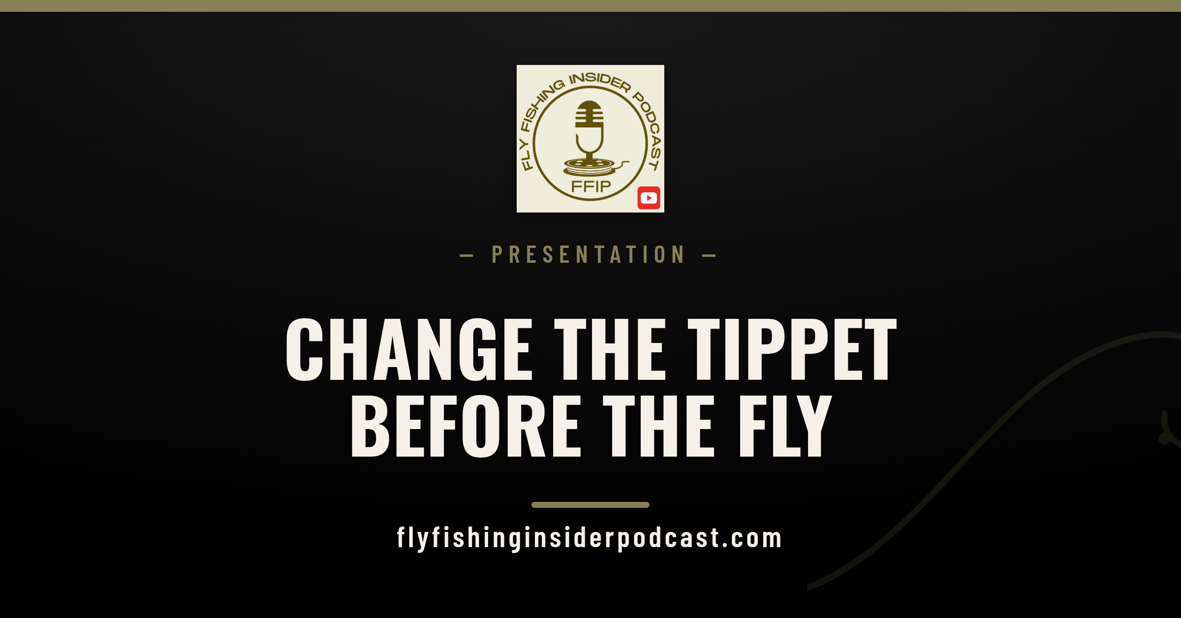 Change the tippet before the fly: fixing trout drift problems at the leader