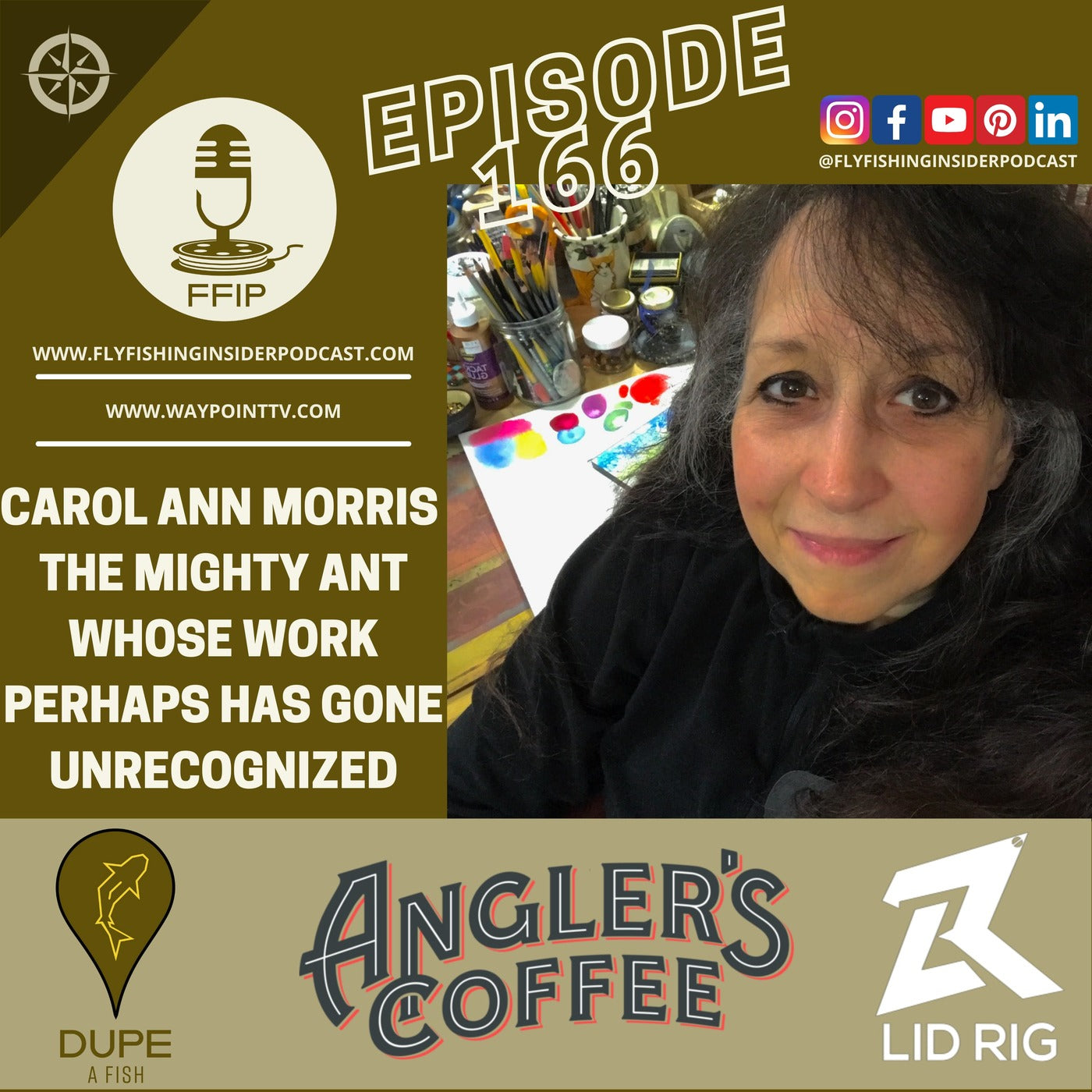 Ant Patterns and Carol Ann Morris Perhaps Her Work Has Gone Unrecognized - Fly Fishing Insider Podcast episode artwork