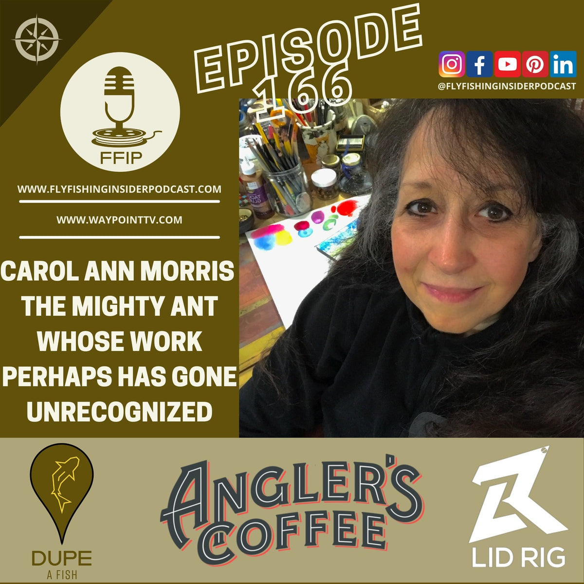 Ant Patterns and Carol Ann Morris Perhaps Her Work Has Gone Unrecognized - Fly Fishing Insider Podcast episode artwork