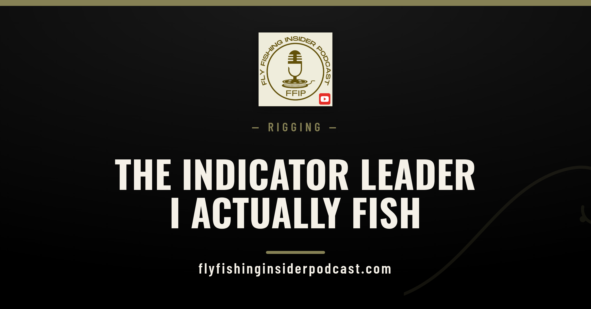 Indicator nymphing leader formula with butt, transition and fluorocarbon depth sections
