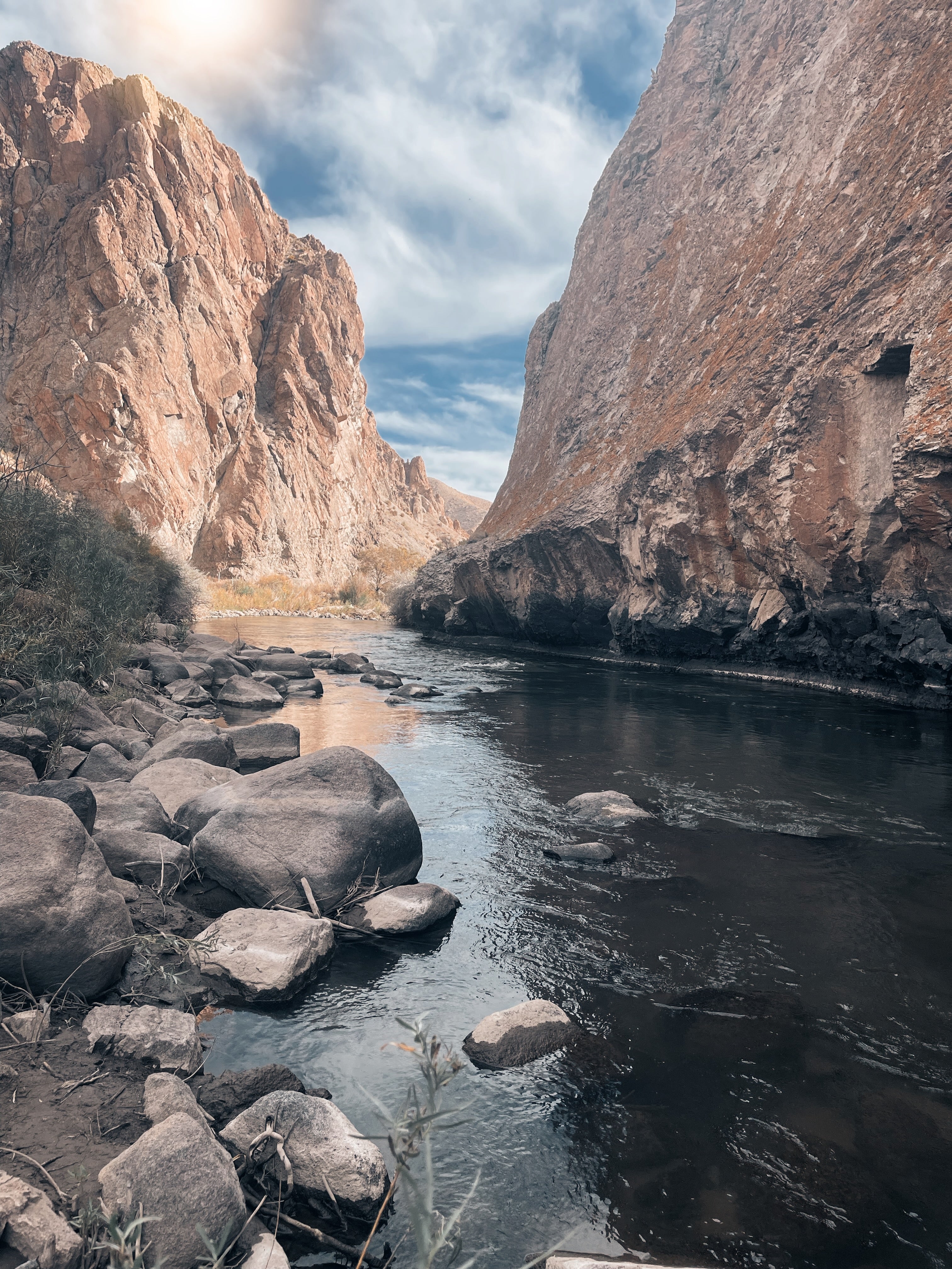 Fly Fishing in Nevada - summer fishing scenery