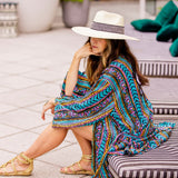 Western White Palm Leaf Straw Hat