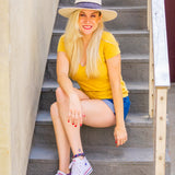 Speckled White Spanish Hat