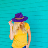 Purple Western Hat