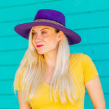 Purple Western Hat