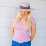 Dusty Rose Spanish Hat