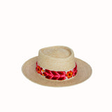 Bucket Palm Leaf Straw Hat