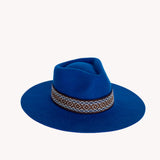 Electric Blue Western Hat