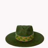 Hunter Green Western Hat