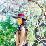 Maroon Spanish Hat