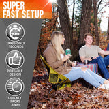 Pike Trail Ultralight Compact Outdoor Camping Tailgate Festival Beach Chair