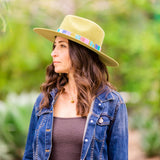 Meadow Green Western Hat