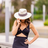 Speckled White Western Hat