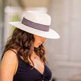 Speckled White Western Hat