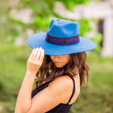 Denim Western Hat