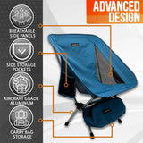 Pike Trail Ultralight Compact Outdoor Camping Tailgate Festival Beach Chair