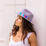 Hazy Lavender Fedora Hat