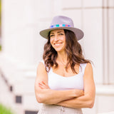 Hazy Lavender Fedora Hat