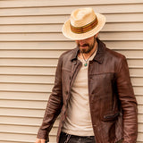 Fedora Palm Leaf Straw Hat