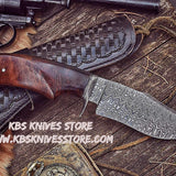 Damascus Steel Clip Point Hunting Knife
