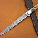 Damascus Flexible Blade Fillet Knife