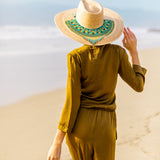 Western Wide Brim Straw Sun Hat