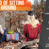 Pike Trail Ultralight Compact Outdoor Camping Tailgate Festival Beach Chair