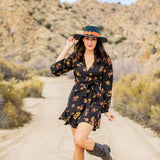 Charcoal Grey Western Hat