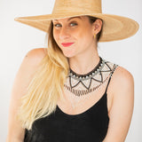 Western Wide Brim Straw Sun Hat