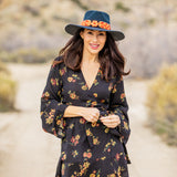 Gratitude Intention Hat Band - Black
