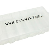 Large 6 Section Clear Fly Box | Wild Water Fly Fishing