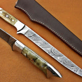 Damascus Flexible Blade Fillet Knife