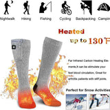 LITEGUEST Heated Leg Warmers – USB Electric Socks for Winter Outdoors